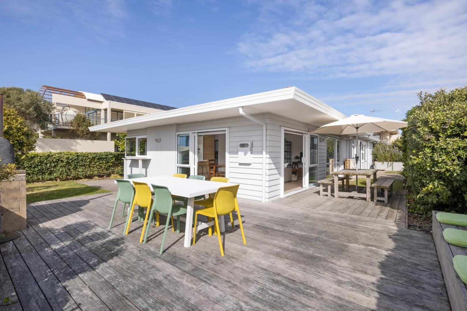 Вилла Seaside Beach Retreat - Outdoor Living Маунт-Маунгани Экстерьер фото